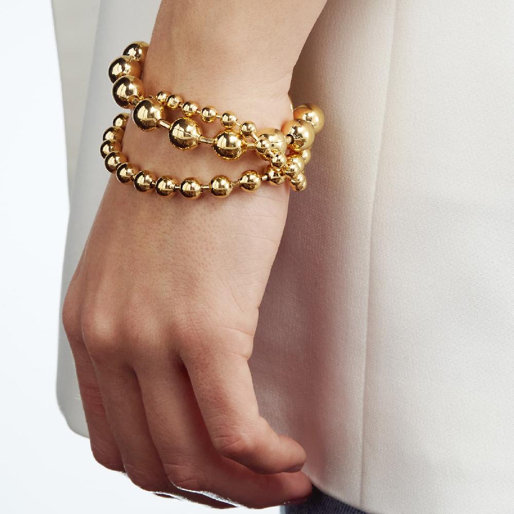 Unoaerre Bracciale in bronzo dorato Sphere | UNOAERRE Gioielli Online