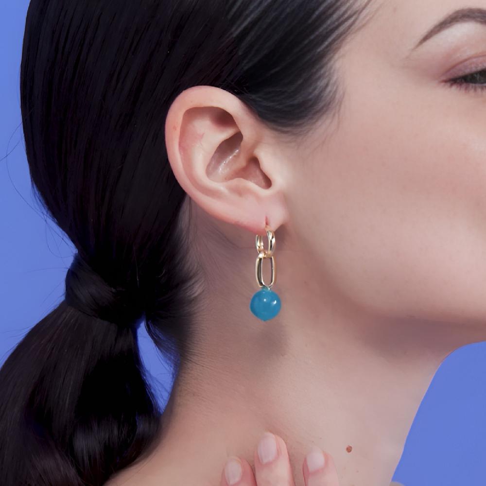 Unoaerre Orecchini con perla blu | UNOAERRE Gioielli Esporta salva