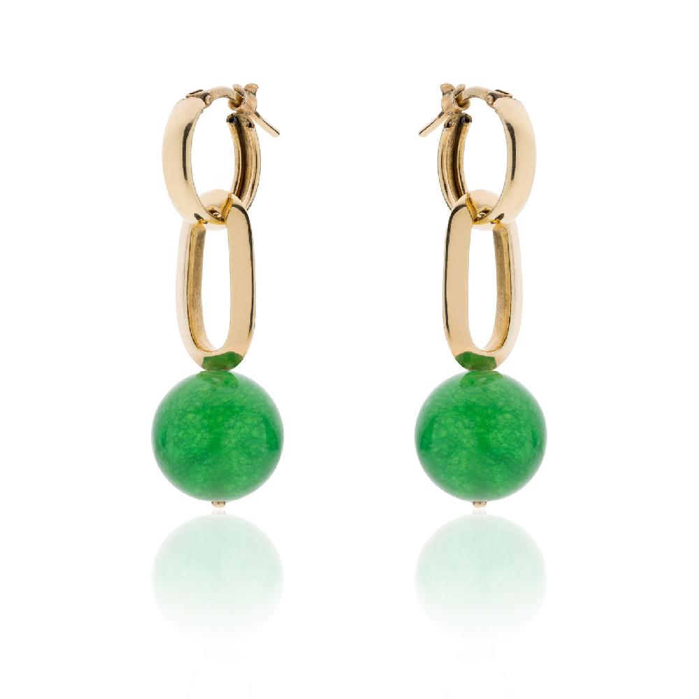 Unoaerre Orecchini con perla verde | UNOAERRE Gioielli In vendita