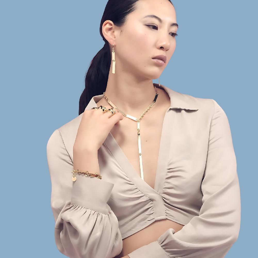 Unoaerre Collana donna dorata a Y | UNOAERRE Gioielli Flash Sale