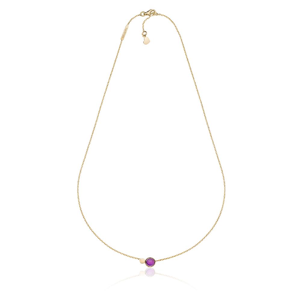 Unoaerre Collana in oro con ametista | UNOAERRE Gioielli Promozione temporanea