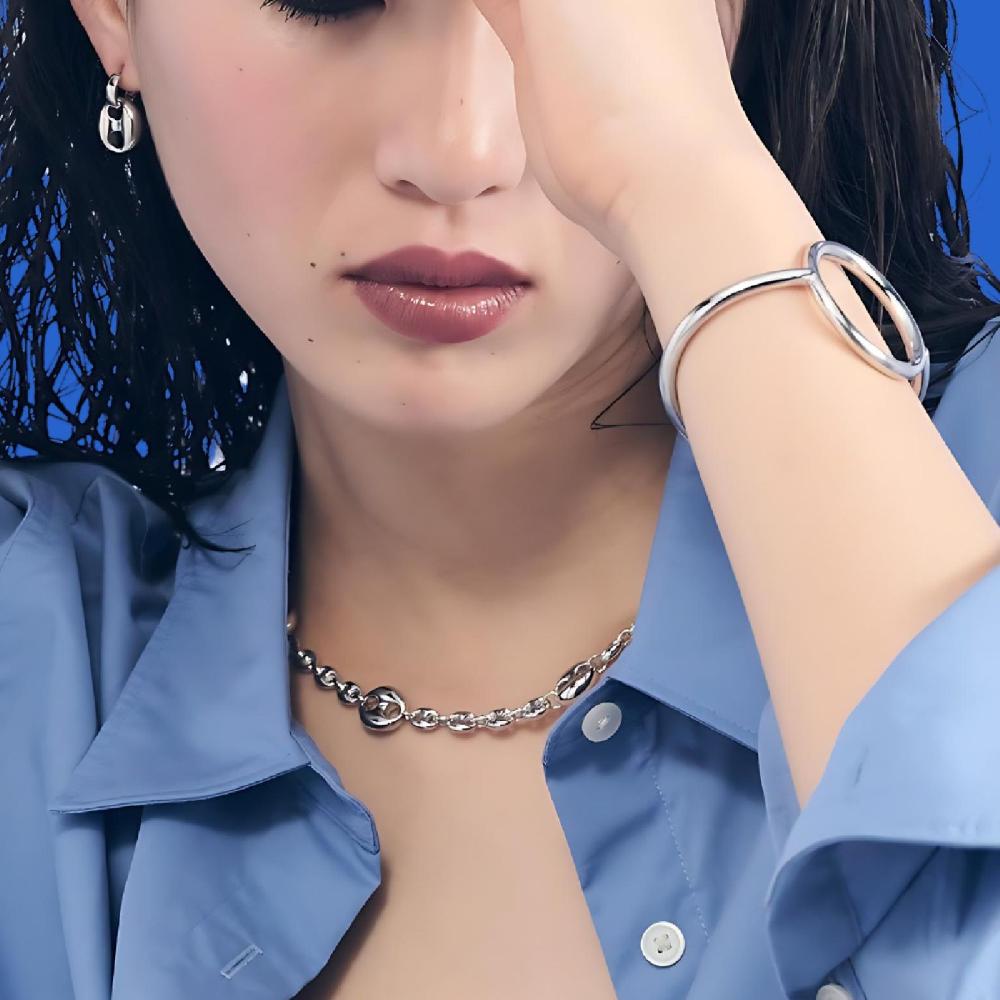 Unoaerre Collana catena in argento rodiato | UNOAERRE Gioielli Novità