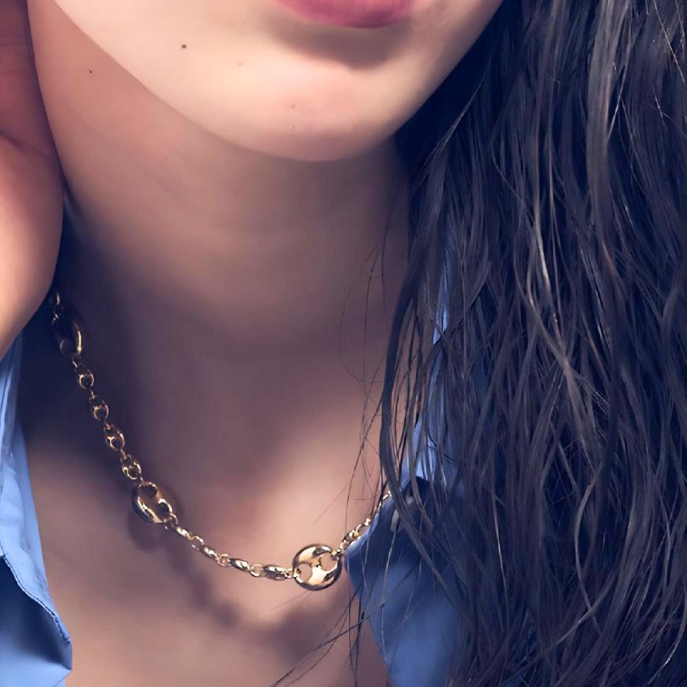 Unoaerre Collana in argento dorato | UNOAERRE Gioielli Presa