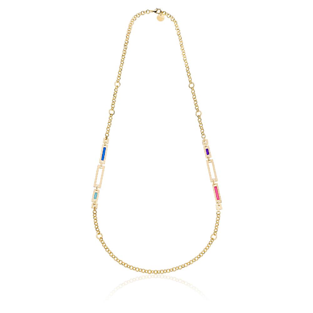 Unoaerre Collana lunga con smalto colorato | UNOAERRE Gioielli I Più Venduti