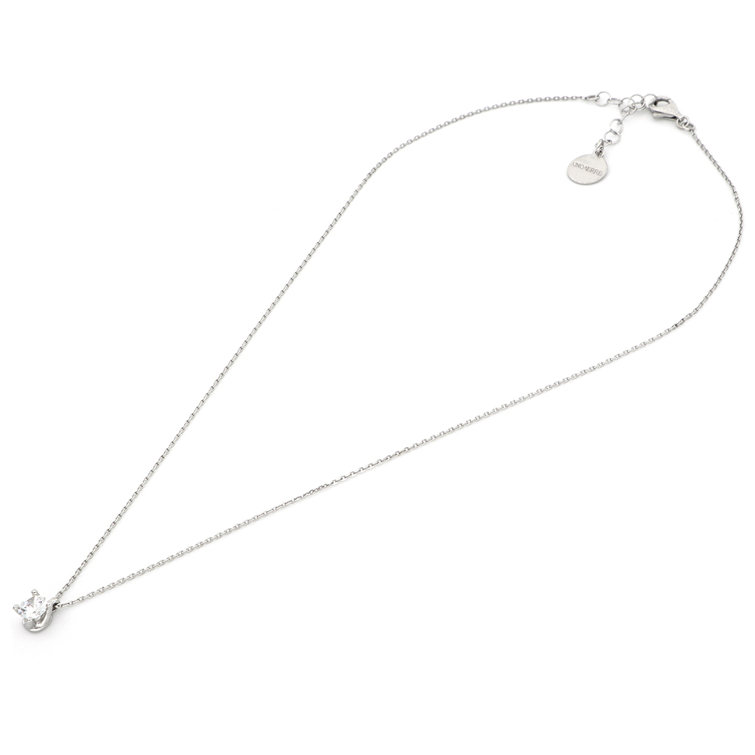 Unoaerre Collana in argento con brillante | UNOAERRE Gioielli Cyber Monday