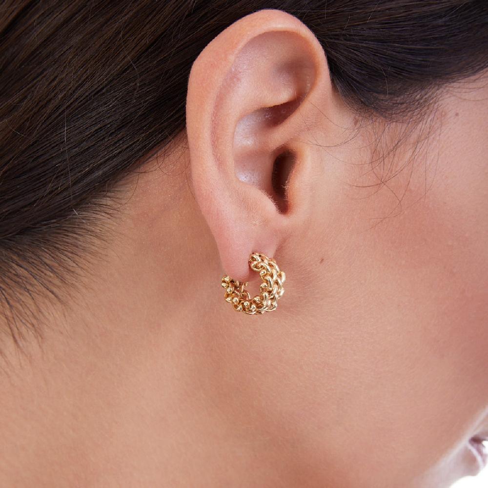 Unoaerre Orecchini in argento dorato 509572 | UNOAERRE Gioielli Ritorno libero