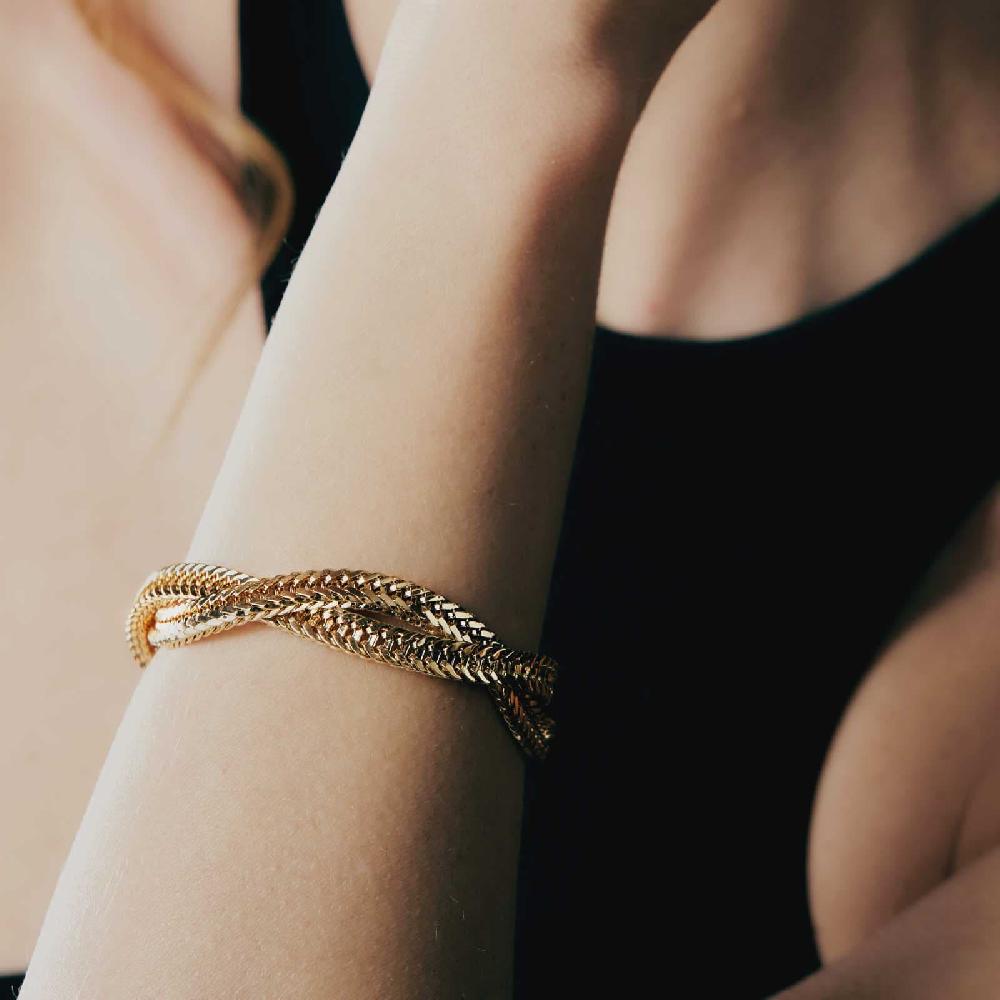 Unoaerre Bracciale donna coda di volpe a intreccio | UNOAERRE Gioielli Prezzo di fabbrica