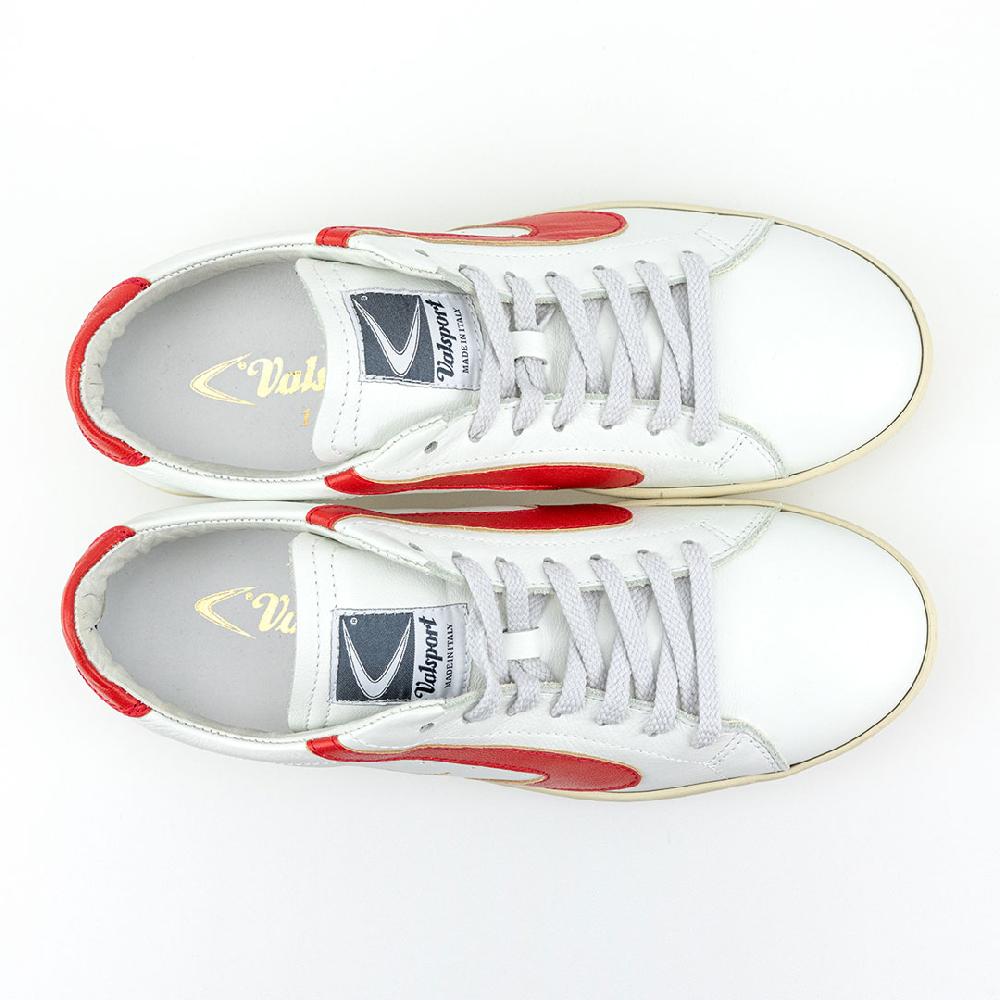 Valsport Tournament Classic Leather Bianco Rosso Hotsell
