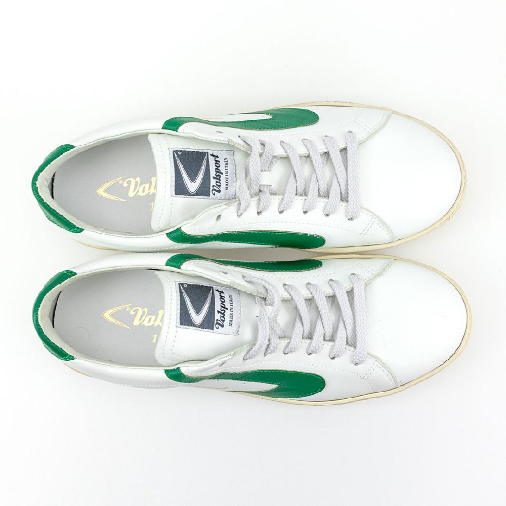 Valsport Tournament Classic Leather Bianco Verde Vendita Calda