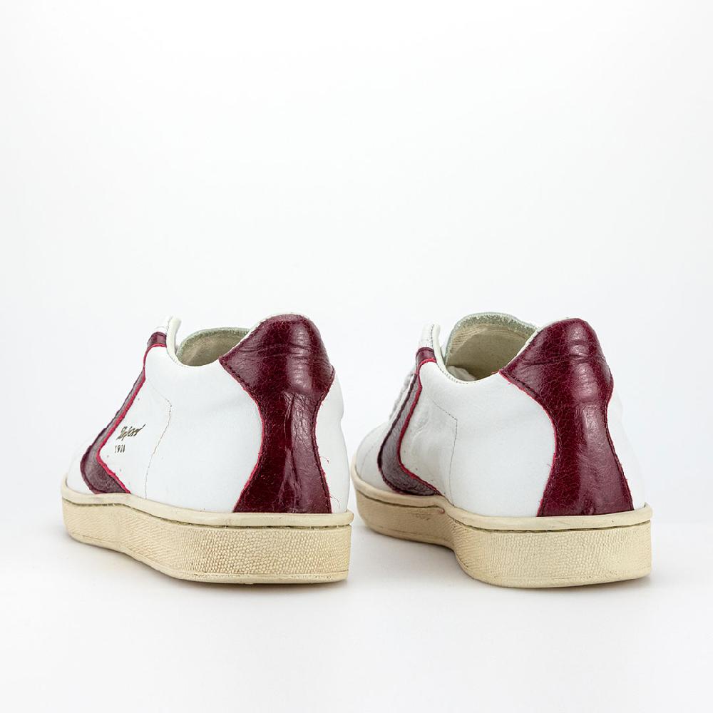 Valsport Tournament Classic Leather Bianco Bordeaux Vendita Economica