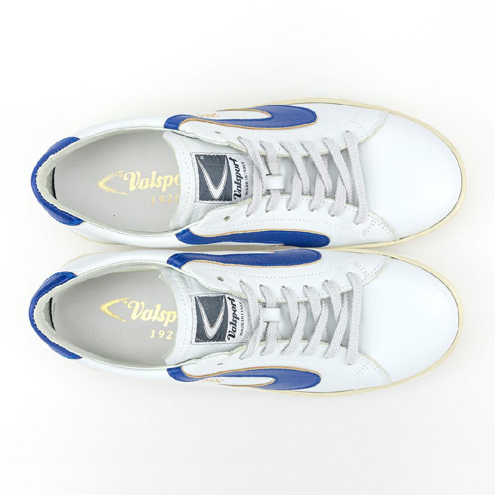 Valsport Tournament Classic Leather Bianco Royal Saldi Di Fabbrica