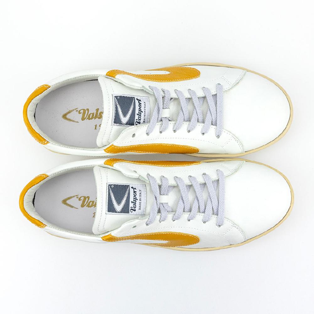 Valsport Tournament Classic Leather Bianco Senape Negozio