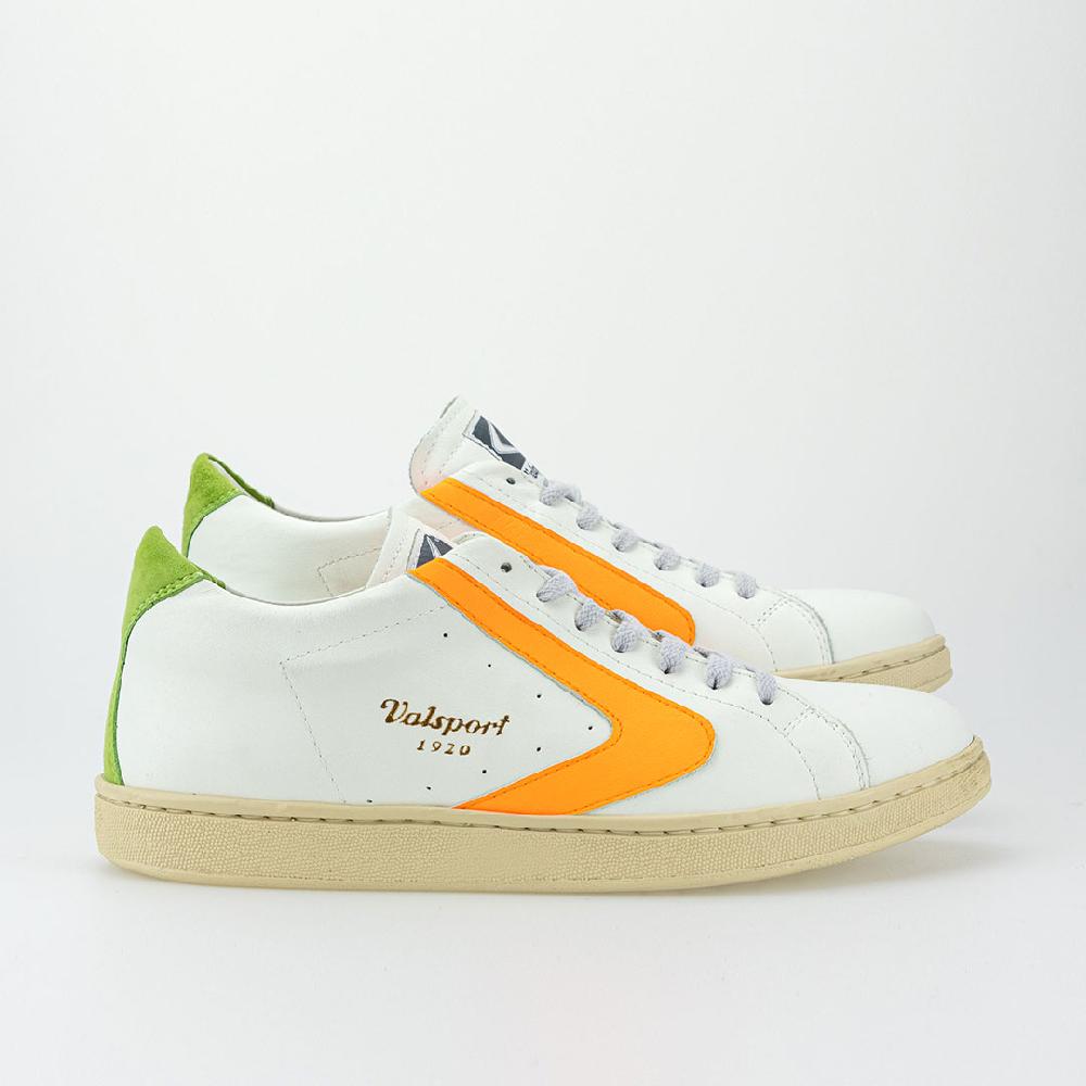 Valsport Tournament Mix Leather Bianco Fluo Arancio Verde Italy