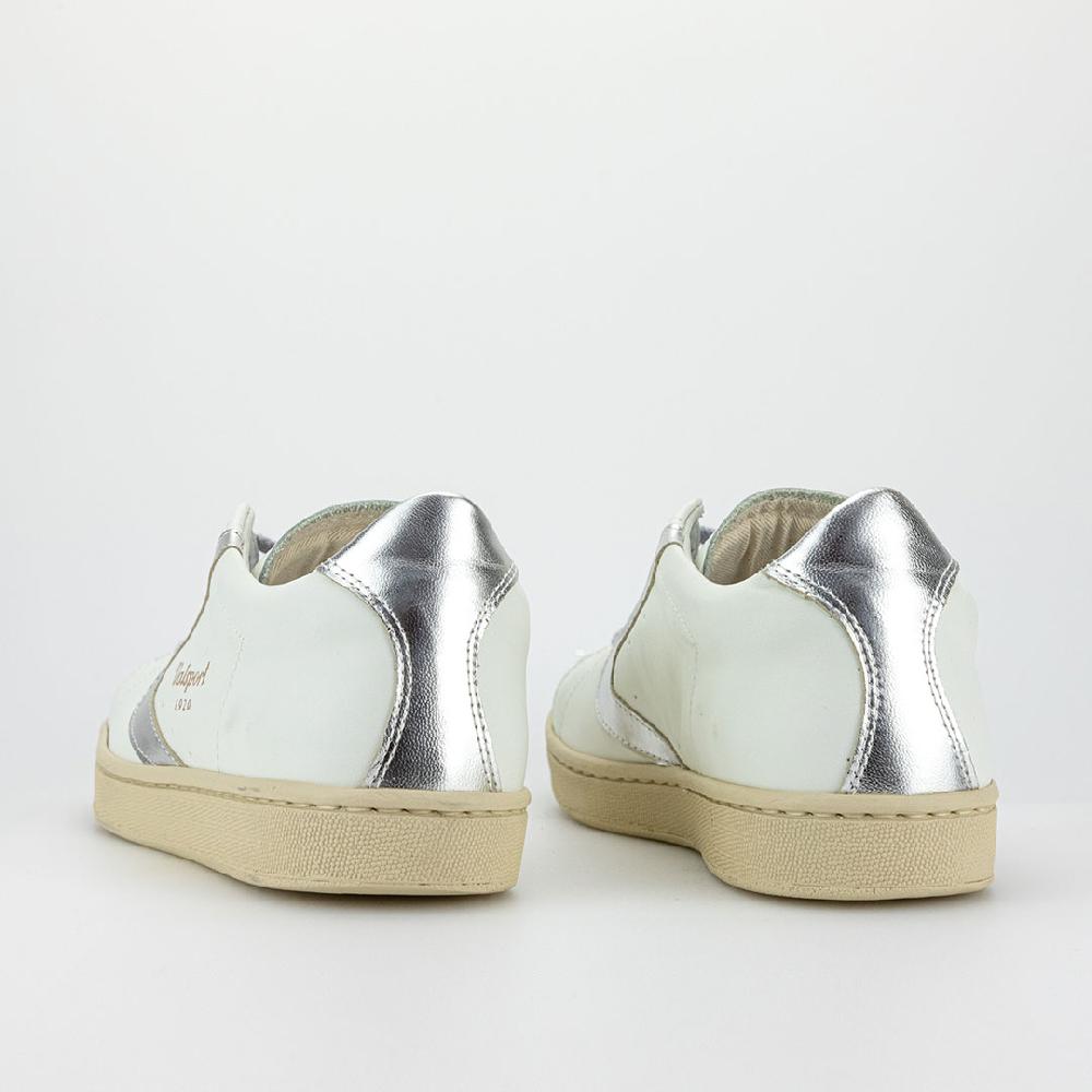 Valsport Tournament Classic Metal Leather Bianco Argento Laminato In Saldo