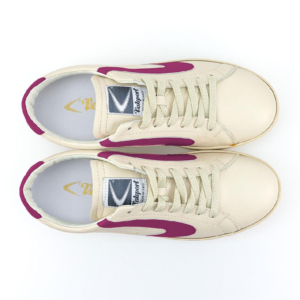 Valsport Tournament Classic Leather Crema Magenta Spedizione Gratuita