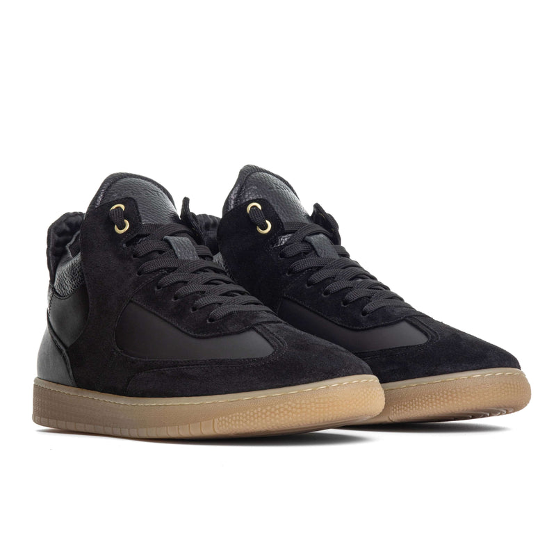 Ylati VENERE HIGH BLACK TEXTURE by Ylati Footwear Qualità