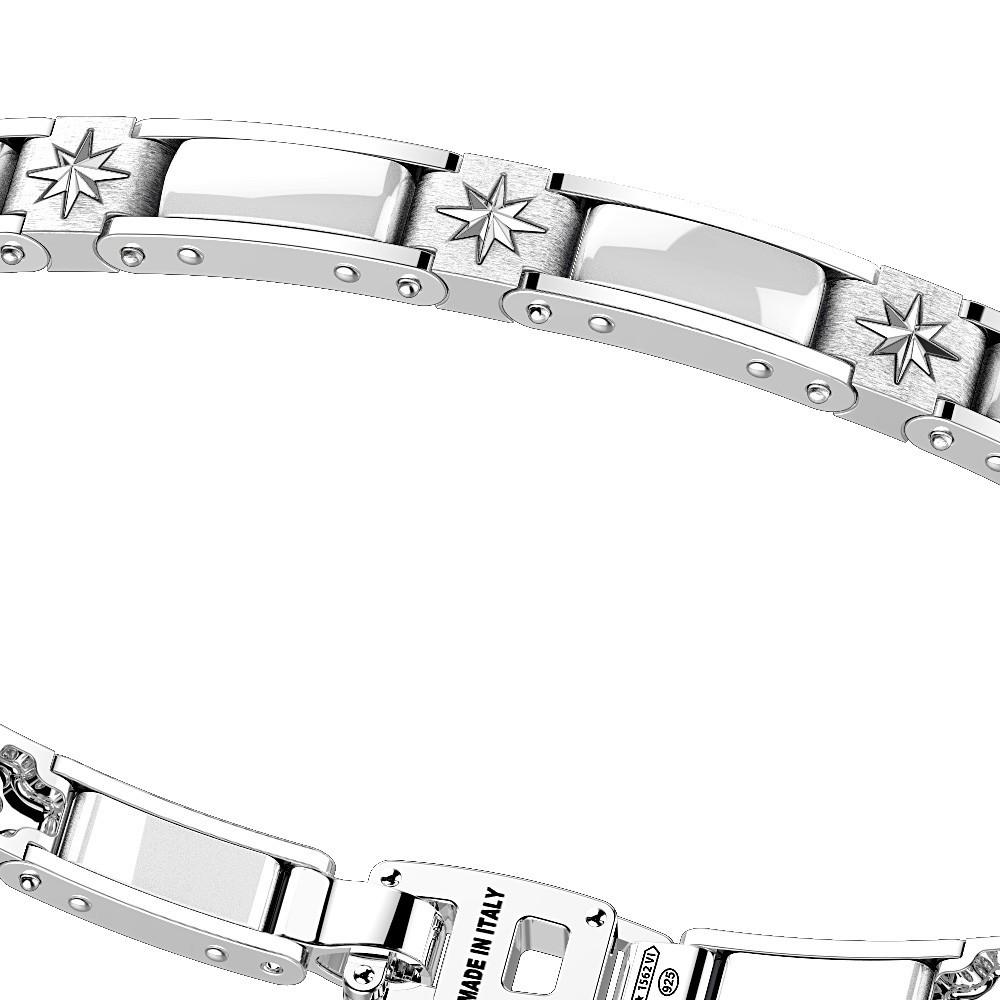 Zancan Bracciale Zancan in argento e ceramica con rose dei venti Economico