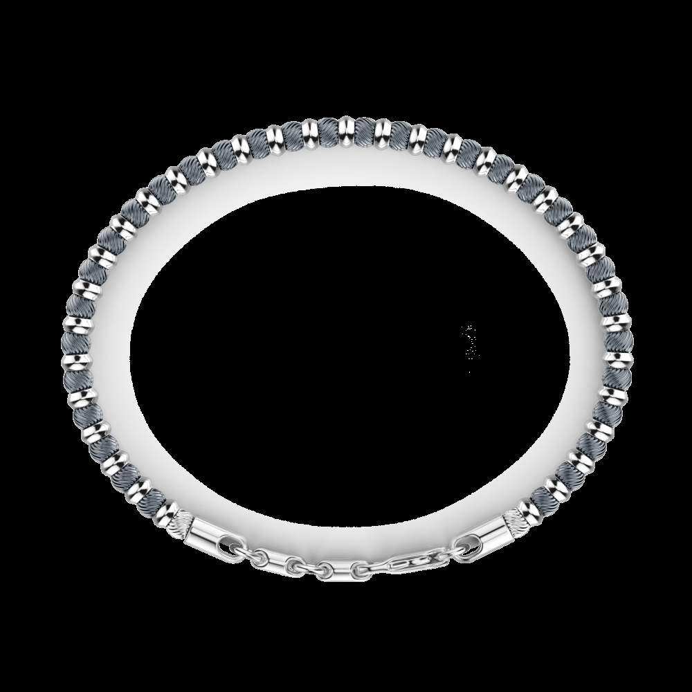 Zancan Bracciale Zancan morbido in argento a sfere Shopping Online