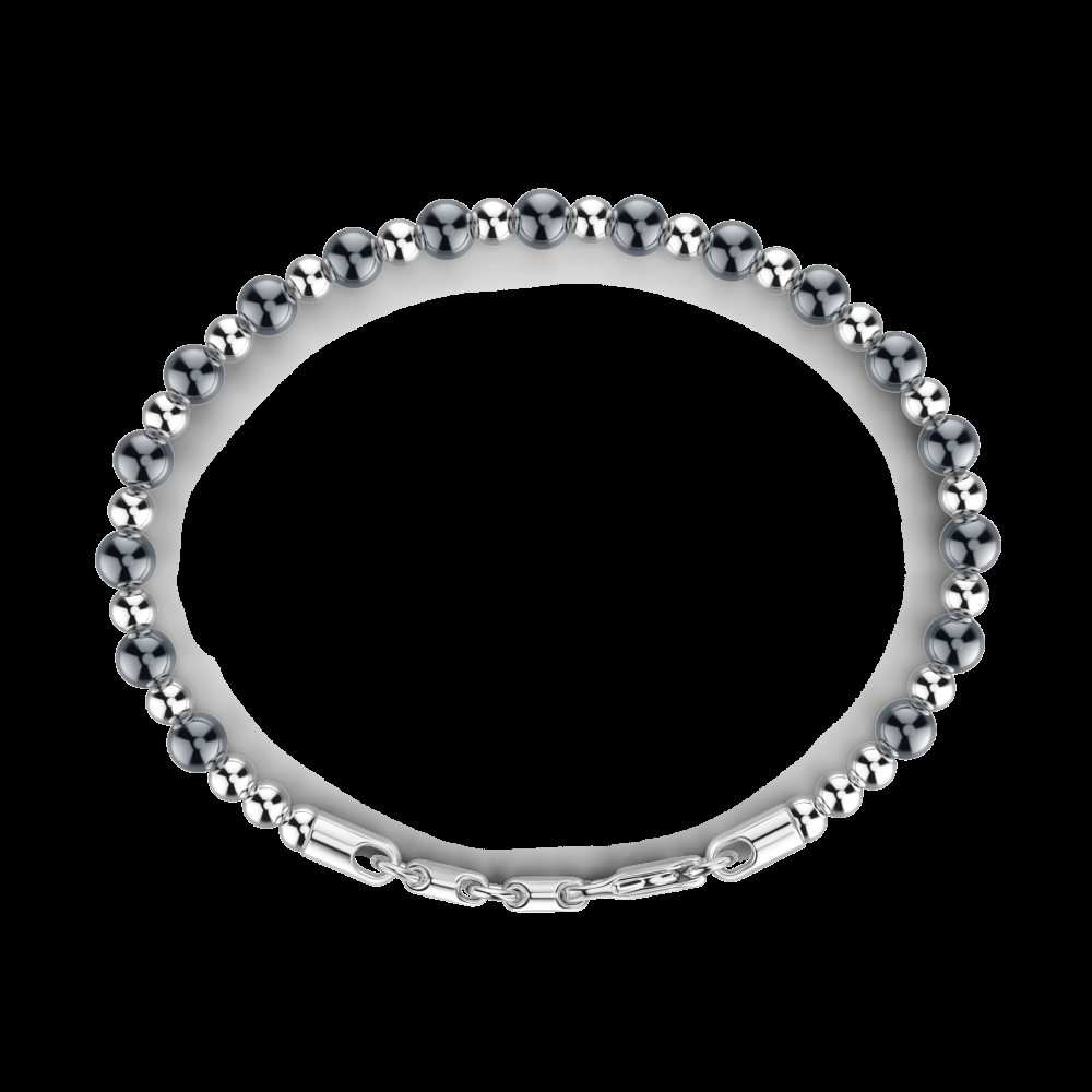 Zancan Bracciale Zancan morbido in argento a sfere Affare Del Giorno