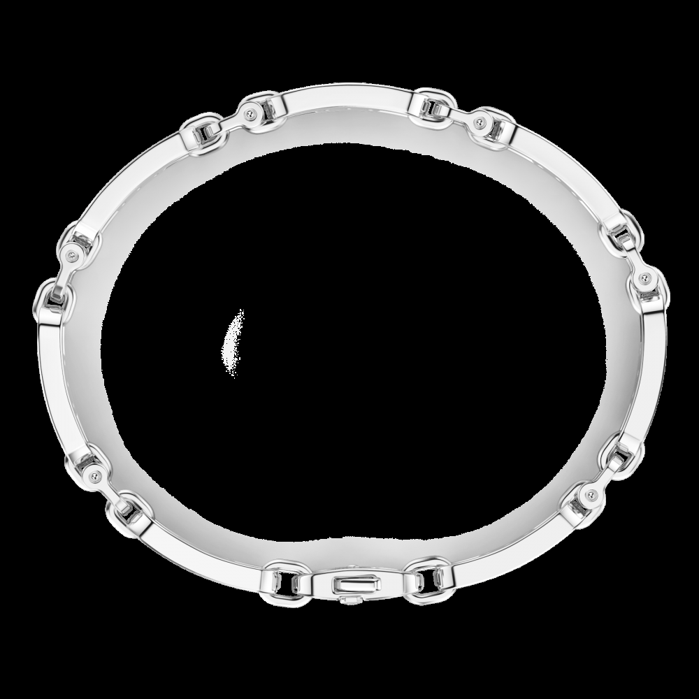 Zancan Bracciale Zancan in argento con targa e pietre nere Offerte