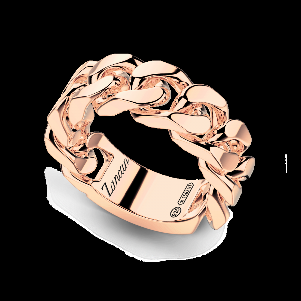 Zancan Anello in argento con groumette Negozio
