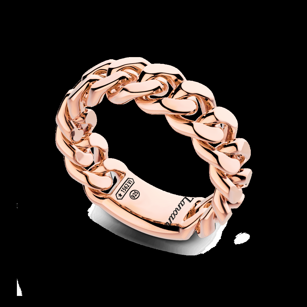 Zancan Anello in argento con groumette Nuova