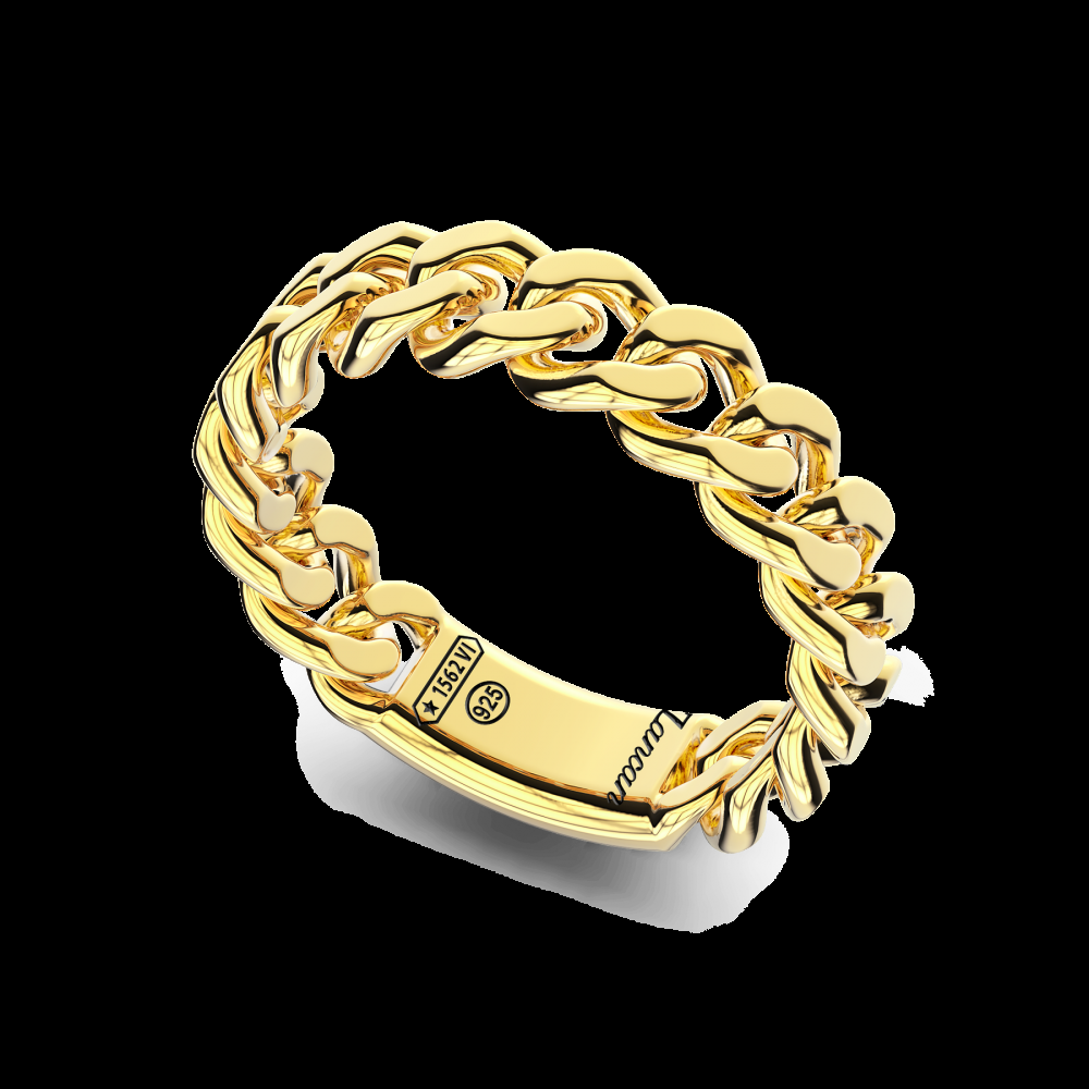 Zancan Anello in argento con groumette Nuovo