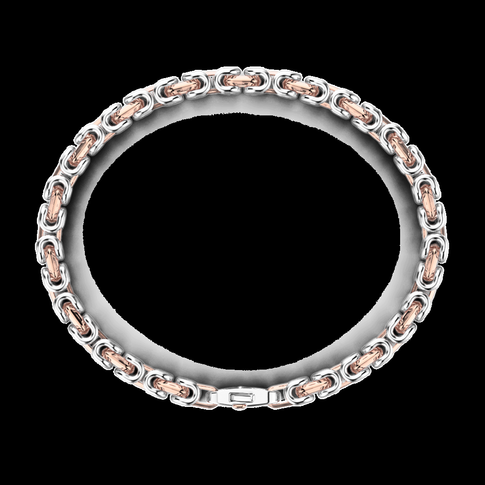 Zancan Bracciale da uomo Zancan catena in argento e oro 18k Affare Del Giorno