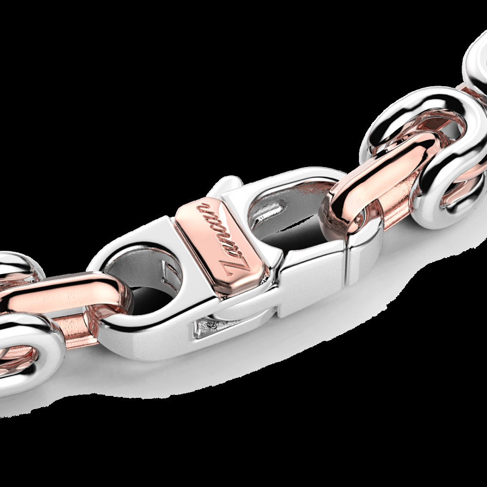 Zancan Bracciale da uomo Zancan catena in argento e oro 18k Affare Del Giorno