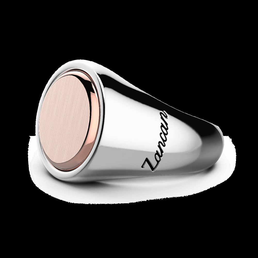 Zancan Anello Zancan circolare in argento e oro rosa Prezzo Ridotto