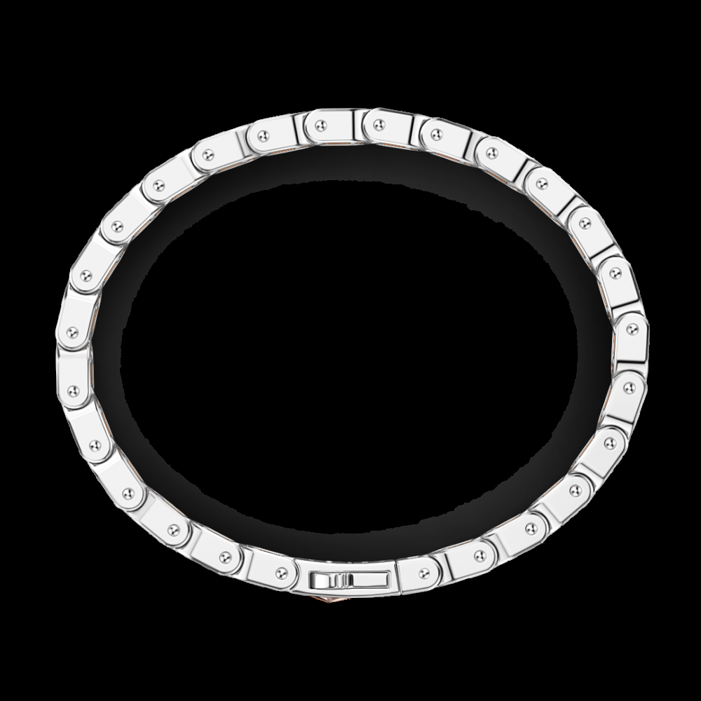 Zancan Bracciale da uomo Zancan in argento e oro rosa Convenienza