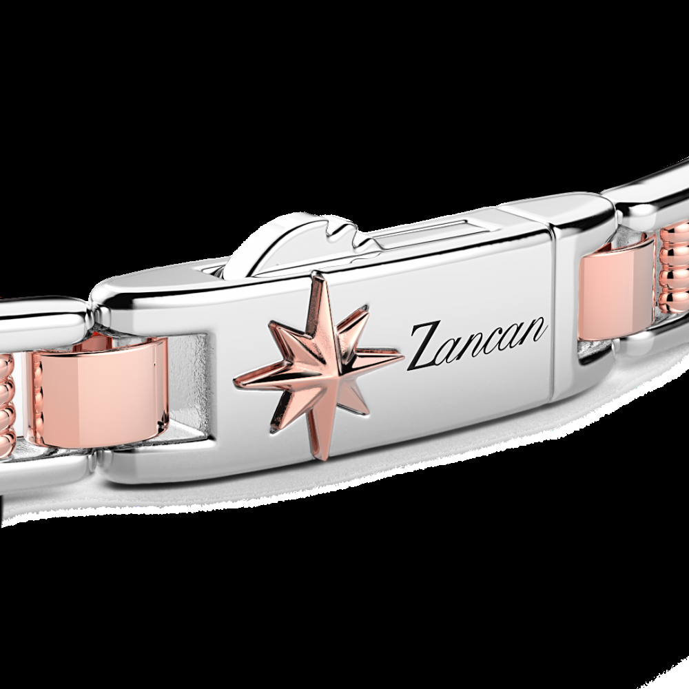 Zancan Bracciale da uomo Zancan in argento e oro rosa Offerta