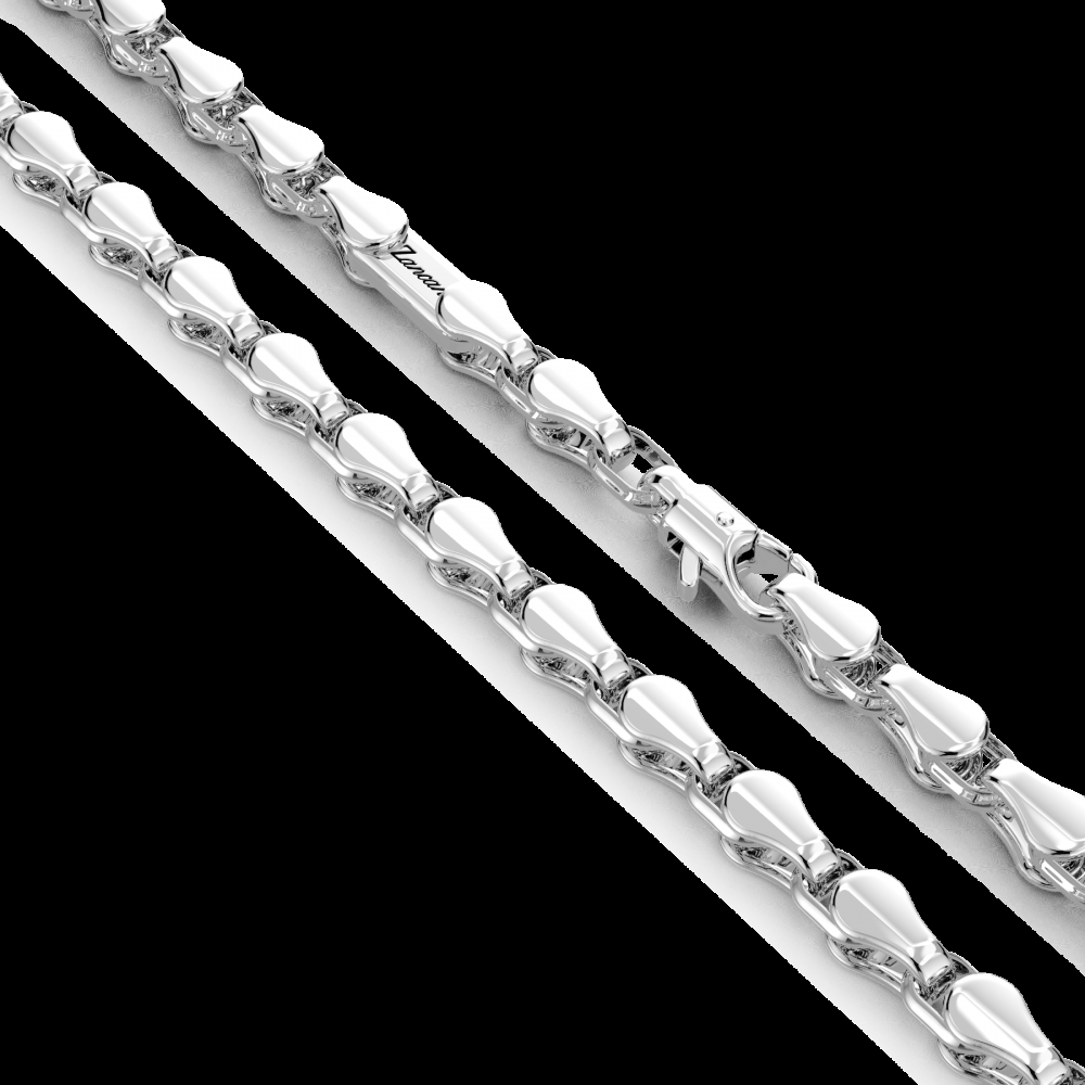 Zancan Collana Zancan solo maglia in argento Vendita Calda