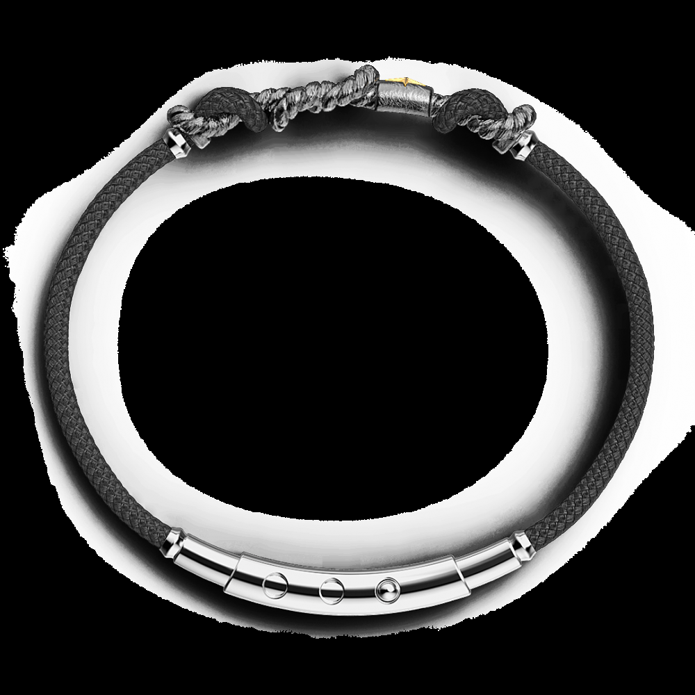 Zancan Bracciale Zancan in argento brunito con nodo Negozio