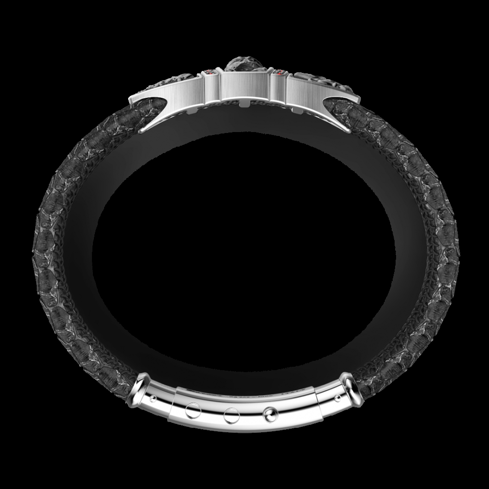 Zancan Bracciale Zancan in pelle di con teschio Qualità Garantita