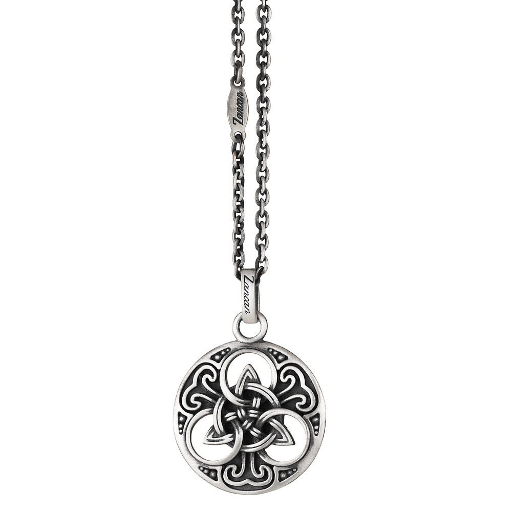 Zancan Collana Zancan in argento con pendente celtico In Vendita