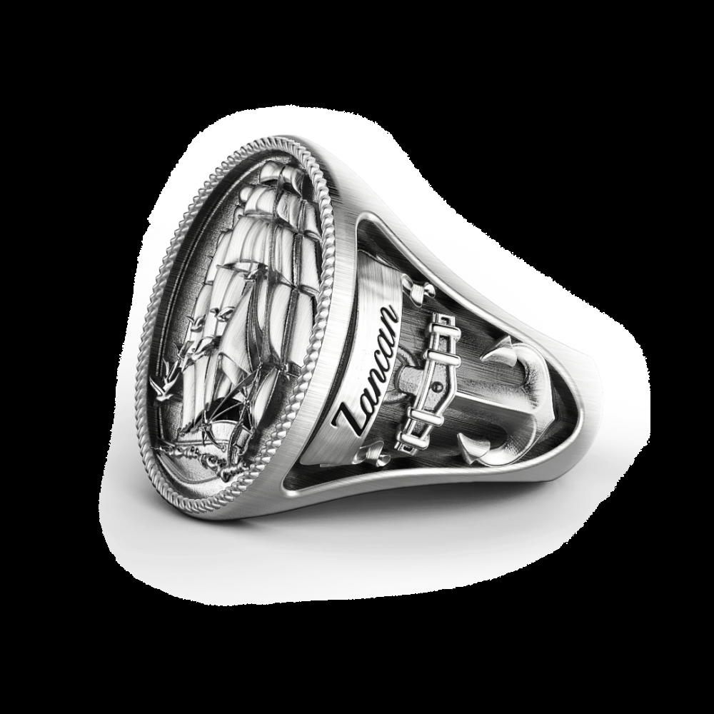 Zancan Anello Zancan in argento con finitura vintage Latest stili
