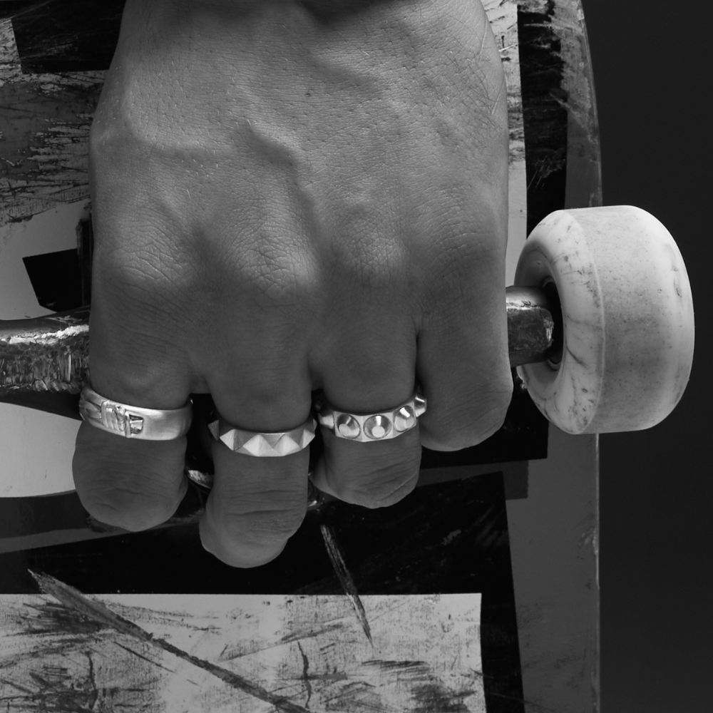 Zancan Anello Zancan Studio in argento In Linea