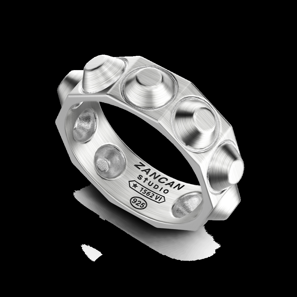 Zancan Anello Zancan Studio in argento In Linea