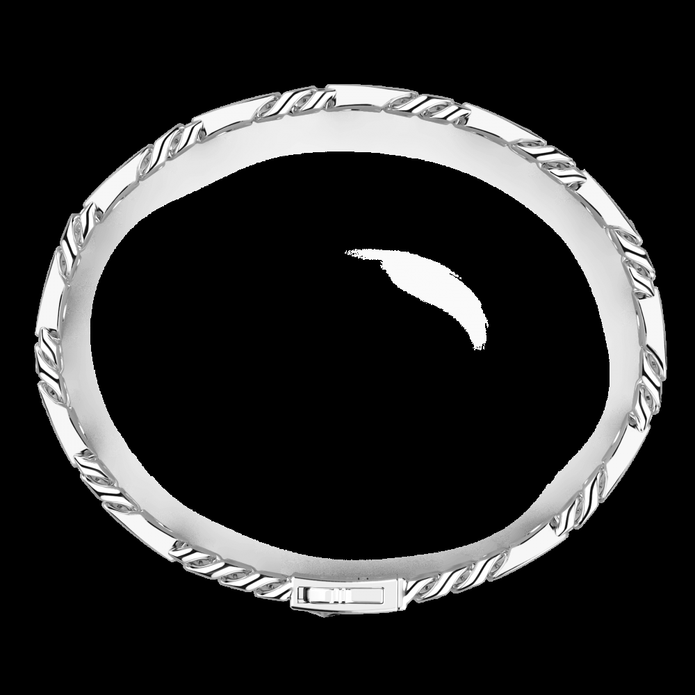 Zancan Bracciale solo maglia Zancan in argento con pietre Prezzo Ridotto