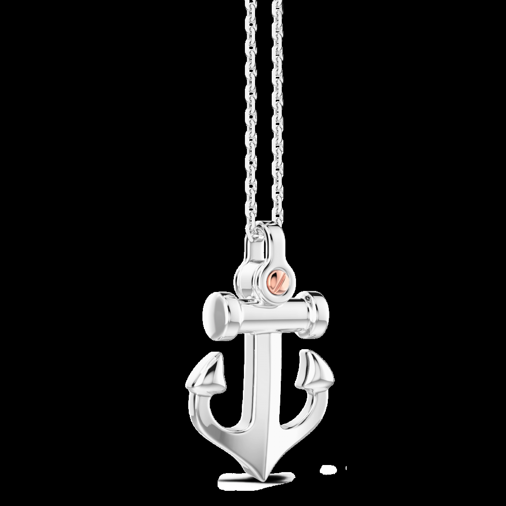 Zancan Collana Zancan in argento con pendente ad ancora Vendita