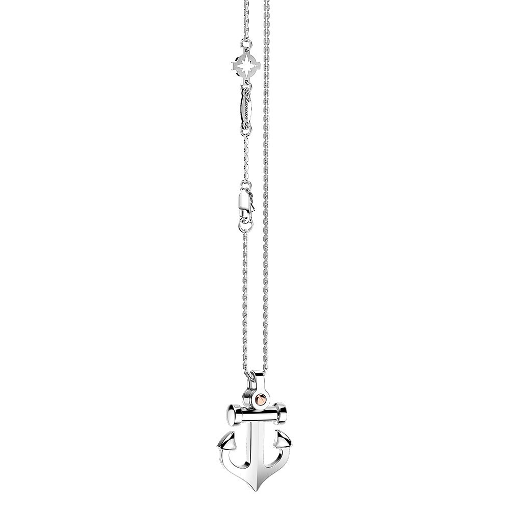 Zancan Collana Zancan in argento con pendente ad ancora Vendita