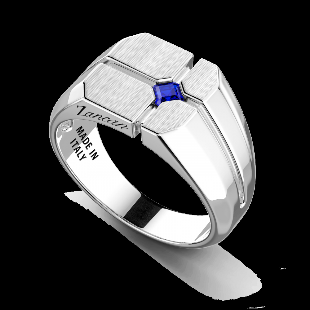 Zancan Anello chevalier Zancan in argento e pietre naturali Offerta esclusiva