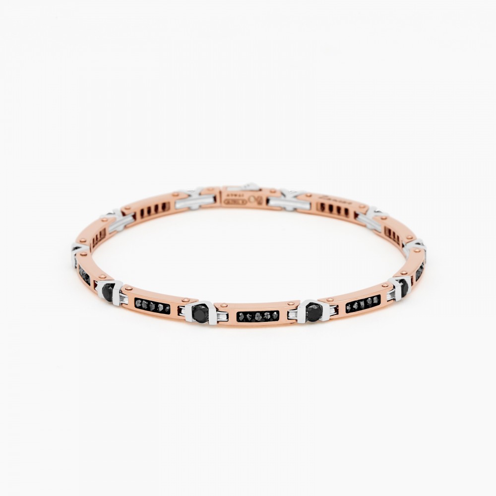 Zancan Bracciale Zancan in oro rosa con diamanti Cyber Monday