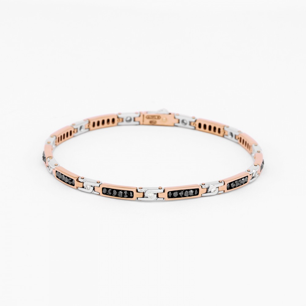 Zancan Bracciale Zancan in oro rosa con diamanti Comprane uno, ottenene uno gratis