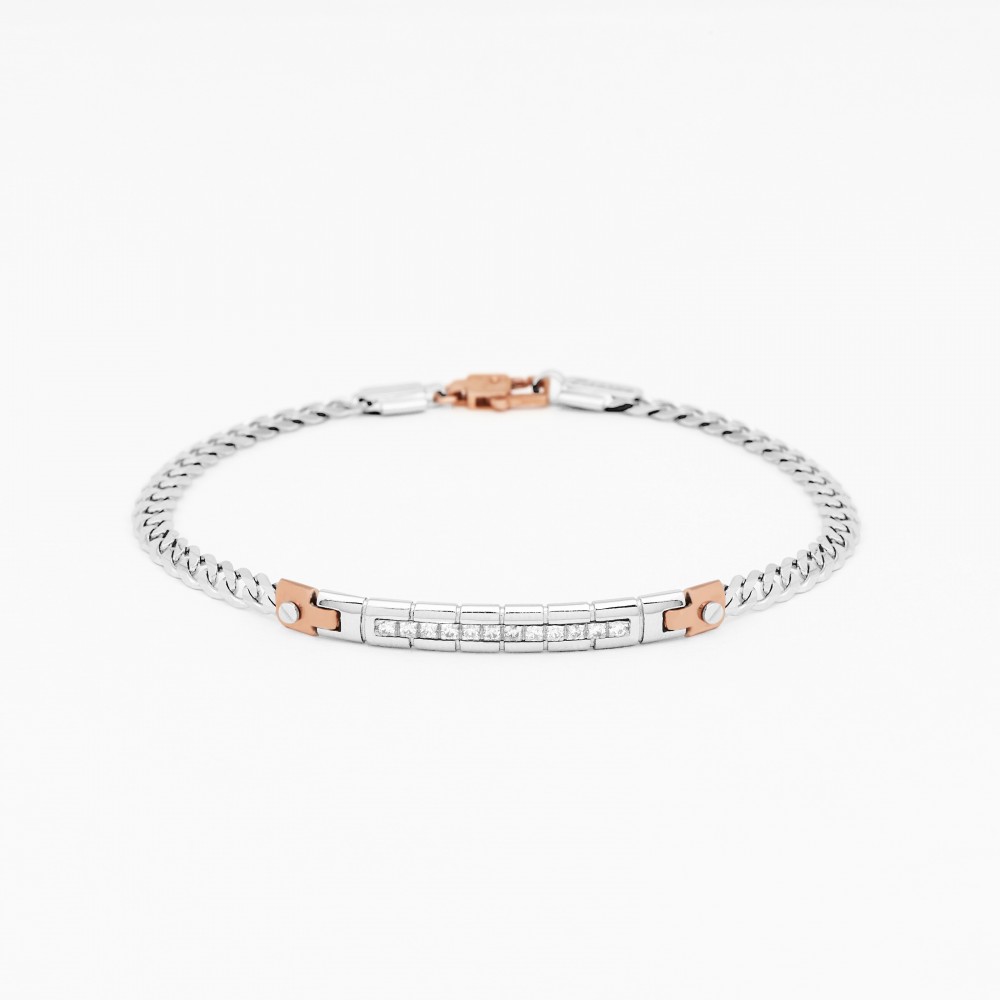 Zancan Bracciale Zancan in oro bianco con diamanti Duty-free