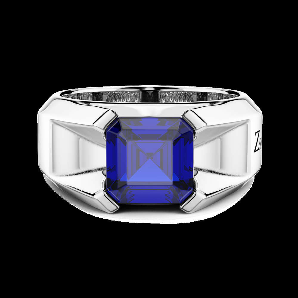 Zancan Anello Zancan in oro 18kt con zaffiro blu Italia