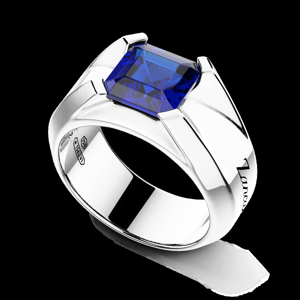 Zancan Anello Zancan in oro 18kt con zaffiro blu Italia
