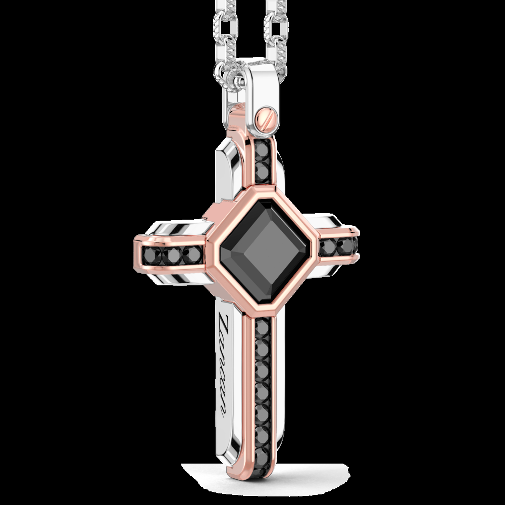 Zancan Collana Zancan in oro 18k con diamanti neri Qualità Garantita