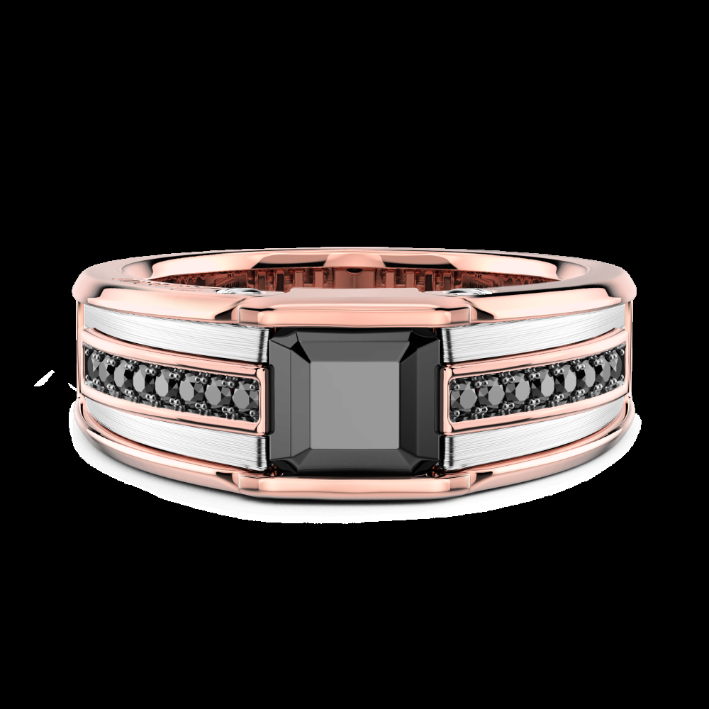 Zancan Anello Zancan in oro 18kt con diamante nero Promozione Limitata